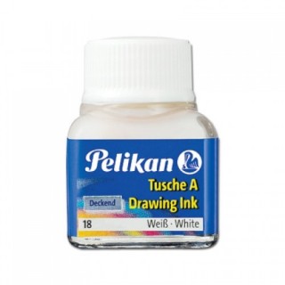 TINTA CHINA PELIKAN 10 ML BRANCA